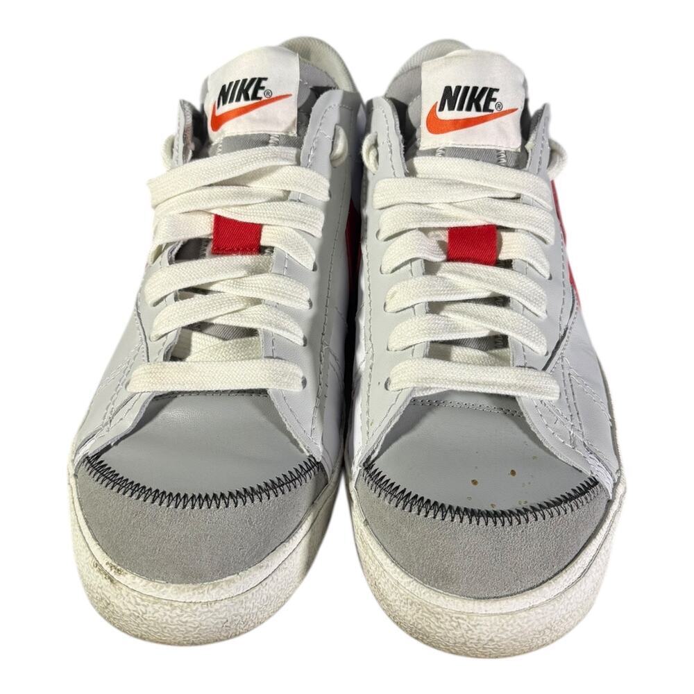 Nike Blazer Low ’77 Jumbo Light Smoke Grey Red Men’s Size 15 Sneakers - Picture 4 of 9